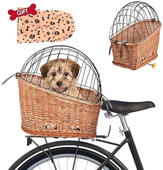 Amazon | 車用自転車バスケットリアバスケット犬用自転車